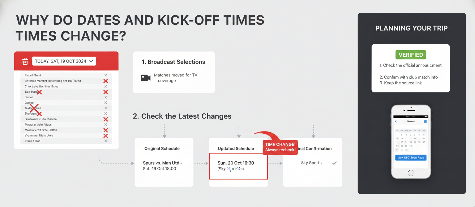 Match schedule / kick-off times